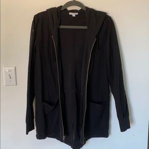 James Perse standard utility jacket coat black 2